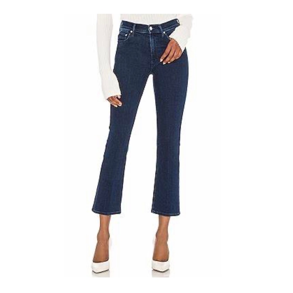 MOTHER Dark Blue Ankle Jeans